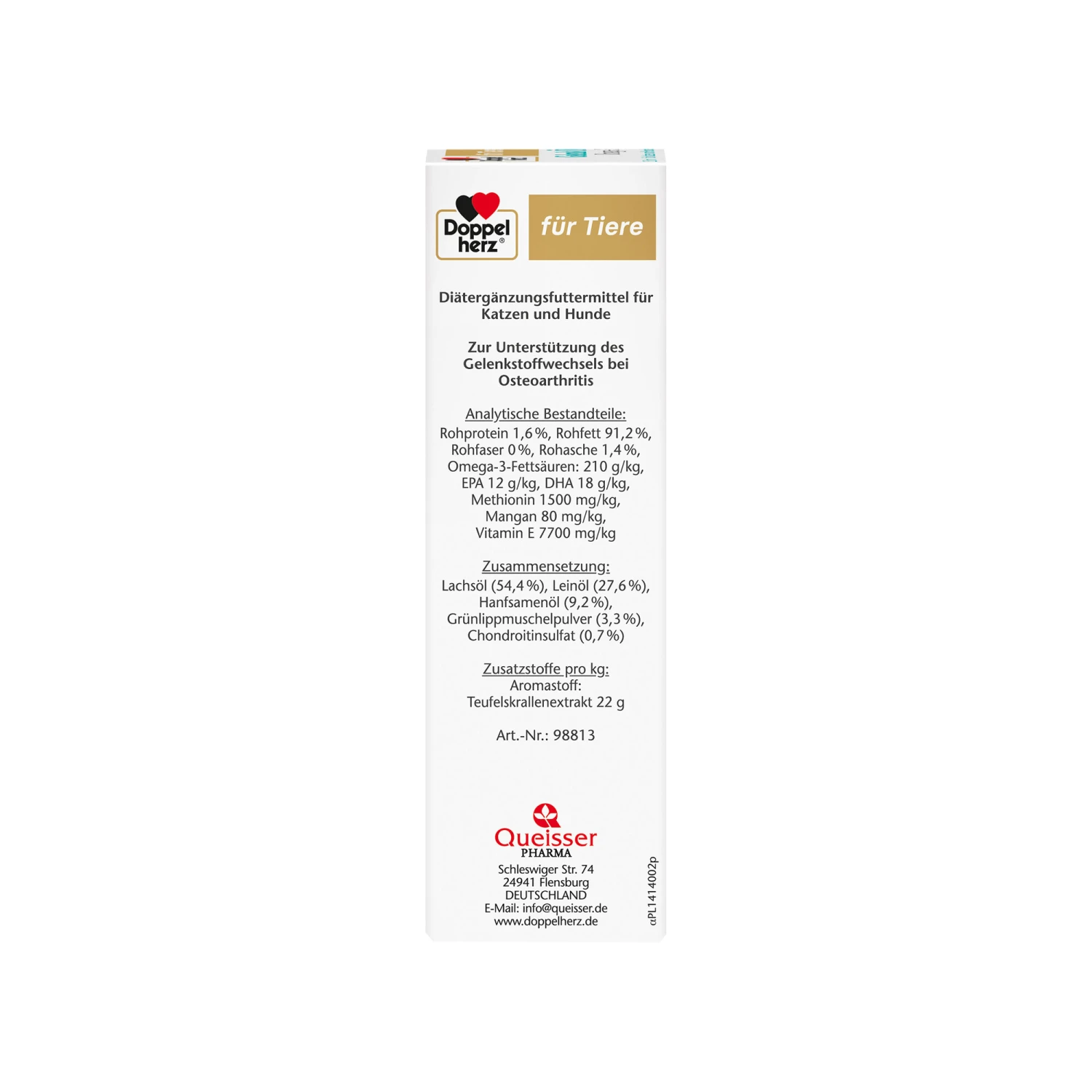 Doppelherz Gelenk Olie Voor Katten & Honden - Afbeelding 16