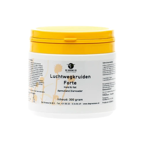 Groene Os Luchtwegkruiden Forte - Hond/Kat - Afbeelding 2